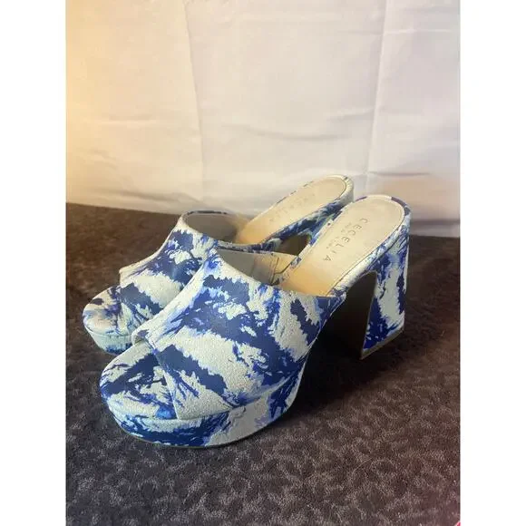 Cecelia New York Plexy Platform‎ sandal